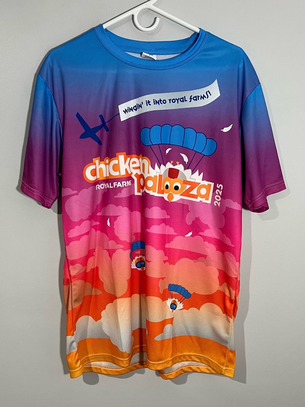 Royal Farms Chicken Palooza 2025 Short Sleeve Jersey T-Shirt Mens Large